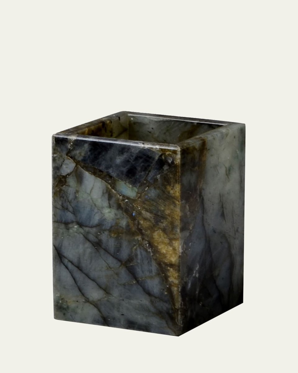 Taj Labradorite Brush Holder